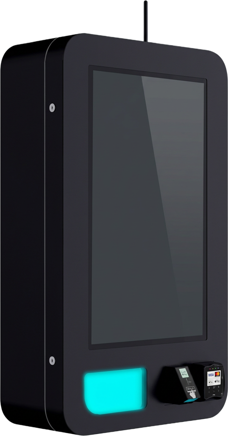 SLIM WALL TCG trading card vending machine, standard wall mount